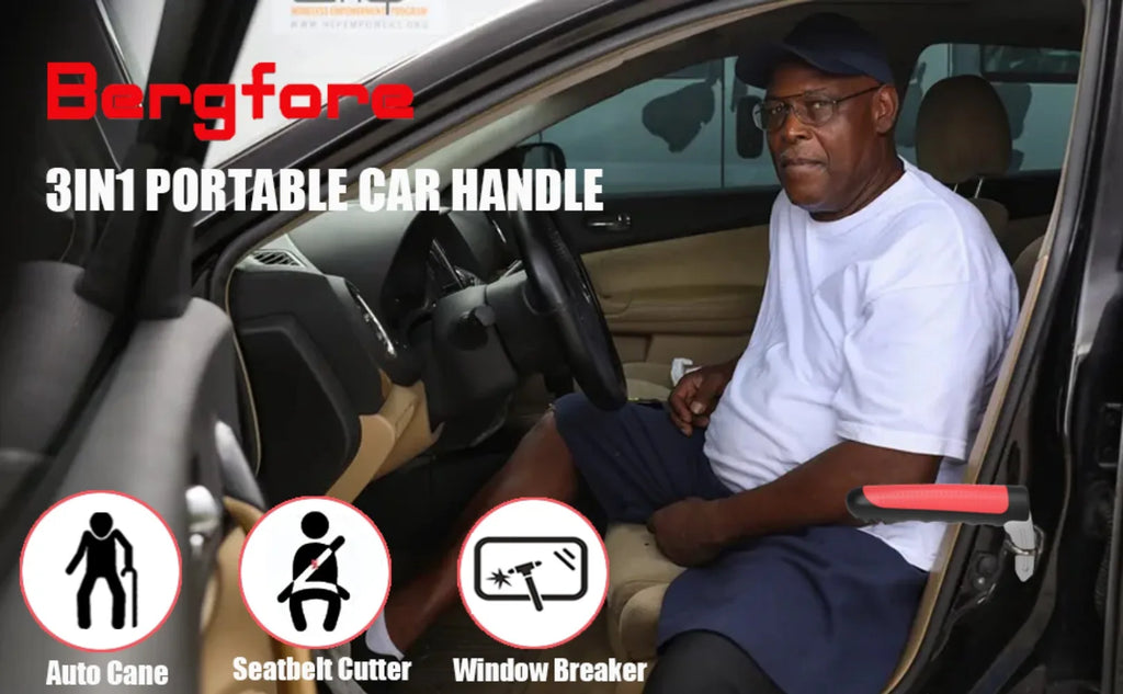 Car Door Assist Handle 2 in 1 Multifunction Vehicle Support Handles Window Breaker Portable Automotive Car Handle Assist