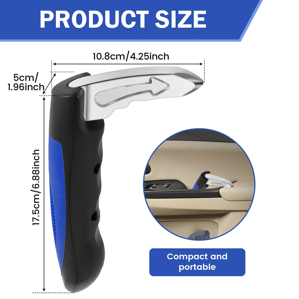 Car Door Assist Handle 2 in 1 Multifunction Vehicle Support Handles Window Breaker Portable Automotive Car Handle Assist